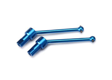Latrax - TRX7650r - Driveshaft assembly, front & rear, 6061-T6 aluminum (blue-anodized) (2)