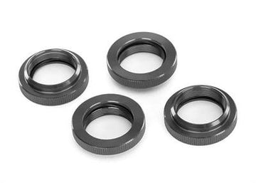 Spring retainer (adjuster), gray-anodized aluminum, GTX shocks (4) (assembled with o-ring)
