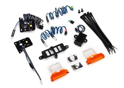 Traxxas - TRX8036R - LED light set (contains headlights, tail lights, side marker lights, and distribution block) (fits