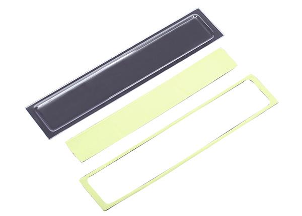 Traxxas - TRX8077 - Tailgate panel insert (clear, requires painting)/ adhesive foam tape (2) (fits #8010 body)