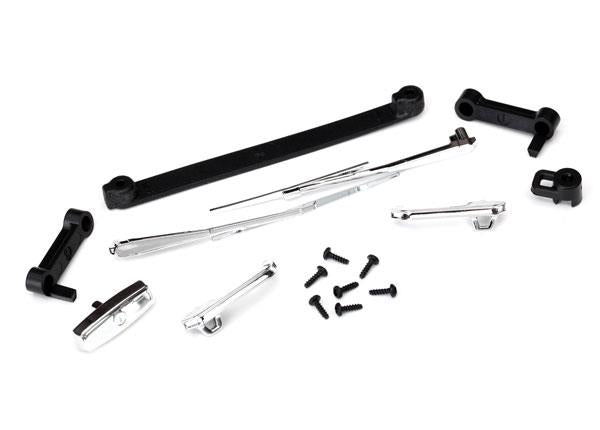 Traxxas - TRX8132 - Door handles, left, right & rear tailgate/ windshield wipers, left & right/ retainers (2)/ 1.6x5 BCS (self-tapping) (7) (fits #813