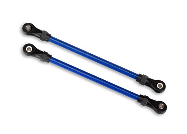 Traxxas - TRX8143X -  Suspension links, front lower, blue (2) (5x104mm, powder coated steel) (assembled with hollow balls) (for use with #8140X TRX-4®