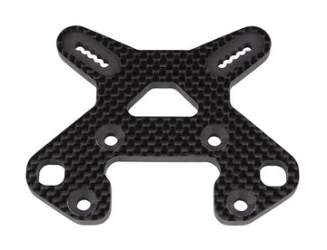 RC8B4 FT Front Shock Tower, carbon fiber