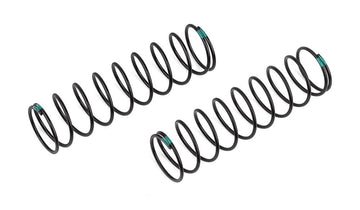 Team Associated - AE81663 - 16mm Rear Springs, green 3.60 lb/in, L83, 10.0T, 1.5D