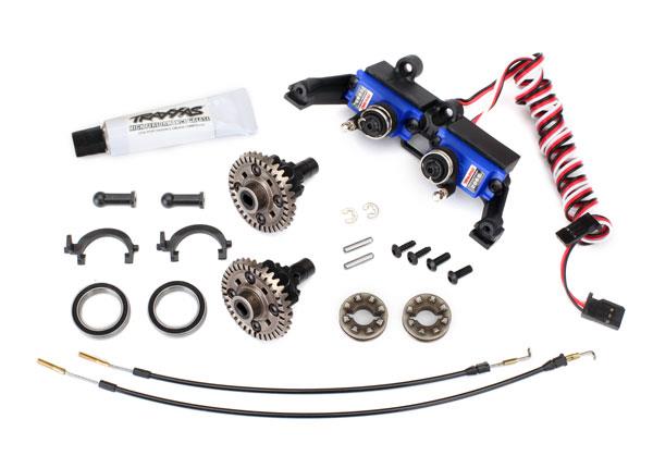 Traxxas - TRX8195 - Differential, locking, front and rear (assembled) (includes T-Lock cables and servo)