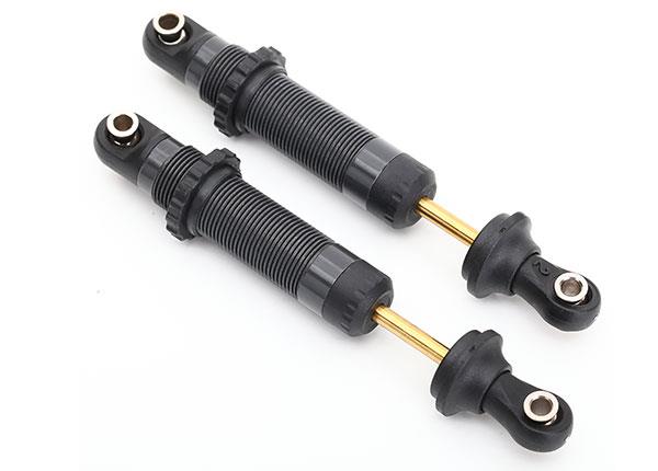 Traxxas - TRX8260X - Shocks, GTS hard-anodized, PTFE-coated aluminum bodies with TiN shafts (assembled with spring retainers) (2)