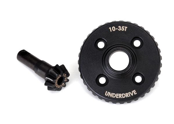 Traxxas - TRX8288 - Ring gear, differential/ pinion gear, differential (underdrive, machined)