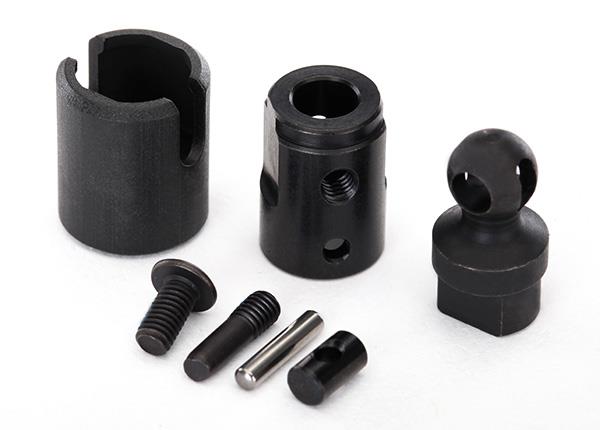 Traxxas - TRX8295 - Output drive, transmission or differential (pin retainer (1)/ drive cup (1)/ drive ball (1)/ drive pin (1)/ 3x11 screw pin (1)