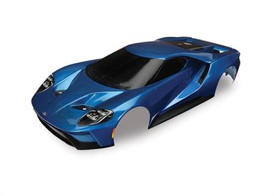 Traxxas - TRX8311A - Body, Ford GT, blue (painted, decals applied)