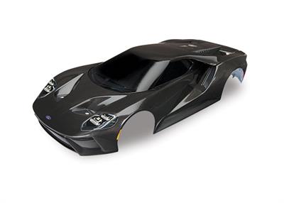 Traxxas - TRX8311X - Body, Ford GT, black (painted, decals applied)