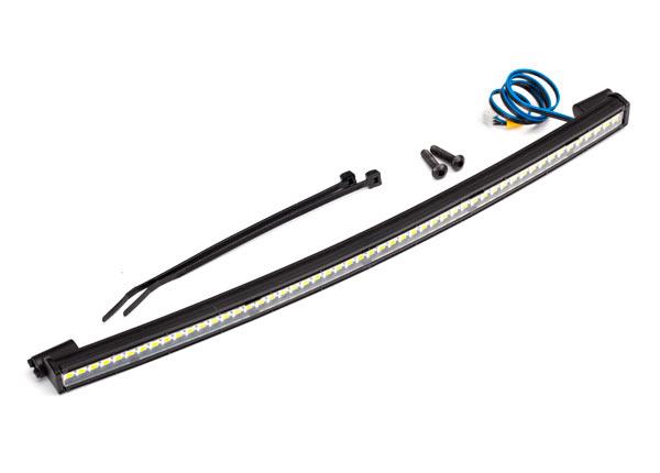 Traxxas - TRX8488 - LED light bar, roof (curved, high-voltage) (52 white LEDs (single row), 202mm wide)
