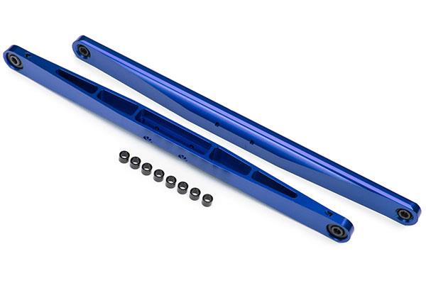 Traxxas - TRX8544X - Trailing arm, aluminum (blue-anodized) (2) (assembled with hollow balls)