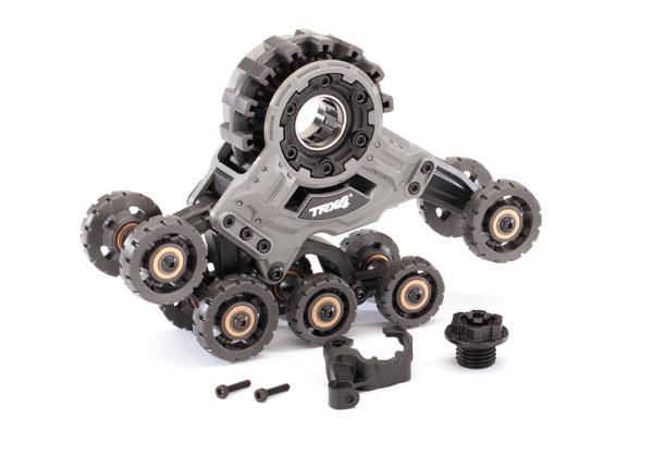 Traxxas - TRX8881 - Traxx™, front, left (assembled) (requires #8886 stub axle, #7061 GTR shock, & #8895 rubber track)