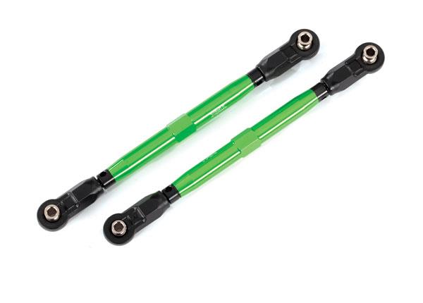 Traxxas - TRX8997G - Toe links, front (TUBES green-anodized, 6061-T6 aluminum) (2) (for use with #8995 WideMaxx™ suspension kit)