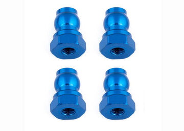 Shock Bushings, 10 mm, blue aluminum