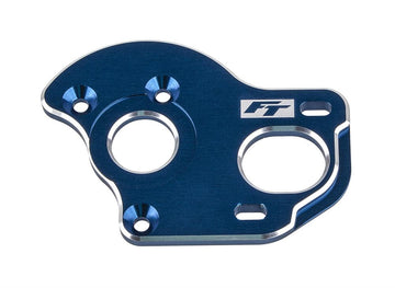 RC10B6.4 FT Laydown/Layback Motor Plate, 3.5mm, blue