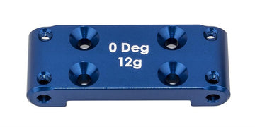 Team Associated RC10B6.4 FT Front Bulkhead 0° Blå Aluminium