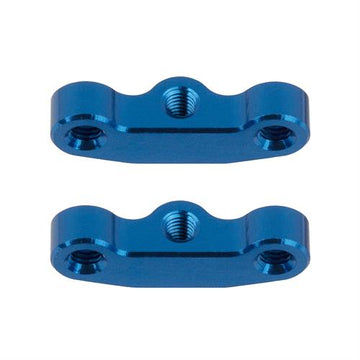 Team Associated - AE92441 - RC10B7 Hub Link Mounts, +1mm, blue aluminum
