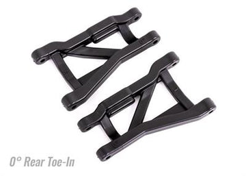 Suspension arms, black, rear (left & right), heavy duty, 0° toe angle (2)