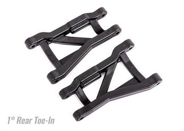 Suspension arms, black, rear (left & right), heavy duty, 1° toe angle (2)