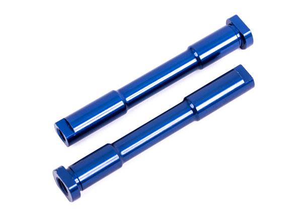 Traxxas - TRX9525 - Bellcrank posts, steering (aluminum, blue-anodized)