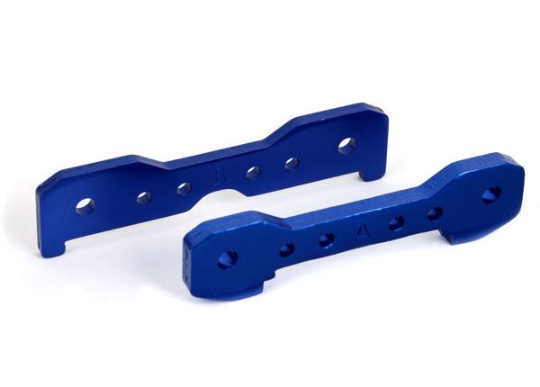 Traxxas - TRX9527 - Tie bars, front, 6061-T6 aluminum (blue-anodized)