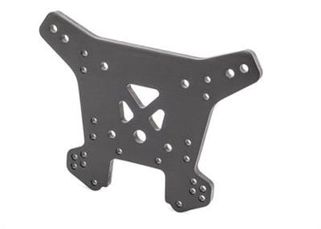 Shock tower, rear, 6061-T6 aluminum (gray-anodized)