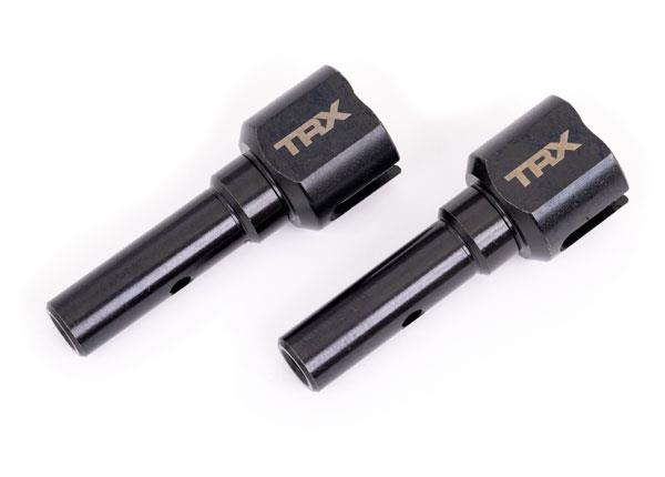 Traxxas - TRX9554X - Stub axles, hardened steel (2) (for use only with #9557 driveshaft) (fits Sledge®)