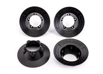 Wheel covers, black (4) (fits #9572 wheels)
