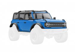 Traxxas - TRX9711B - Bronco karosseri i blå, samlet med karosseri tilbehør