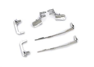 Door handles (left & right)/ mirrors, side (left & right)/ windshield wipers (fits #9811 body)