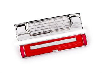 Front grille/ tailgate panel (red)/ LED lenses (rear, left & right) (fits #9812 body)