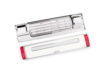 Front grille/ tailgate panel (white)/ LED lenses (rear, left & right) (fits #9812 body)