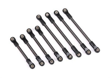 Suspension link set, steel (includes 4x55mm front lower links (2), 4x48mm front upper links (2), 4x74mm rear lower or upper links