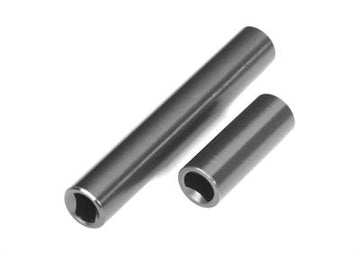 Driveshafts, center, female, 6061-T6 aluminum (dark titanium-anodized) (front & rear) (for use with #9751 metal center drive