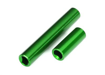 Driveshafts, center, female, 6061-T6 aluminum (green-anodized) (front & rear) (for use with #9751 metal center driveshafts) (