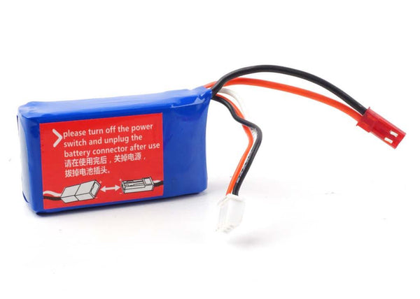 WL Toys - A949-27 - 7,4V 1100 mAh Lipo batteri med JST stik
