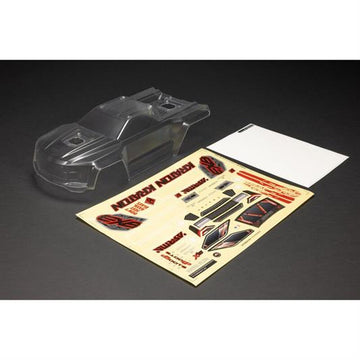 Arrma - ARA-1519 - 1/8 Clear Body with Decals: KRATON 6S BLX V6 Body