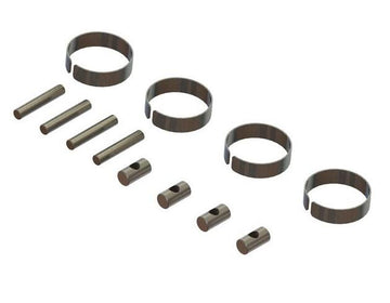 Arrma - ARA311150 - CVD DRIVESHAFT METAL FITTINGS (2)