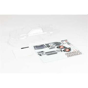 Arrma - ARA402320 - 1/10 Clear Body with Decals and Window Masks: KRATON 4X4 BLX