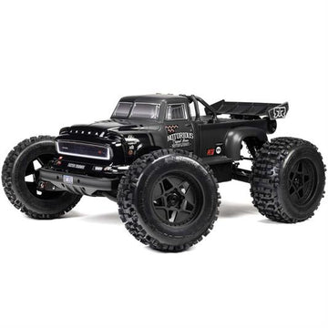 Arrma - ARA8611V6T1 - 1/8 NOTORIOUS 6S 4X4 RTR Brushless Stunt Truck, Black