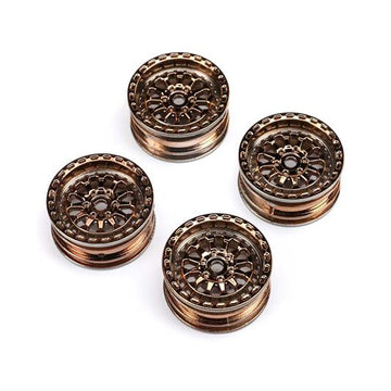 Axial - AXI-1796 - Black Rhino Wheel 1.0 7mm Hex (4): SCX24