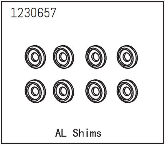 Absima - 1230657 - Alu. Shims (8)