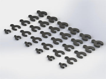 Arrma - AR330366 - Composite Spacer Set Nero