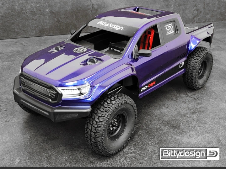 Bittydesign - BDCR-RRBJ - RR-Baja 1/10 Clear Body for 313mm Wheelbase Crawler Pre-Cut