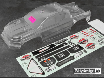 Bittydesign - BDCR-RRBJ - RR-Baja 1/10 Clear Body for 313mm Wheelbase Crawler Pre-Cut