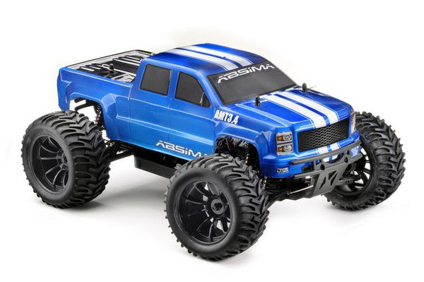 1230382 - Malet Karosseri i blå til Monster Truck AMT3.4