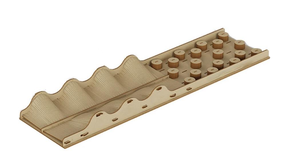 Crawler forhindringer \"Piles & Waves\" til 1/24 og 1/18 Crawler biler (200 pieces)