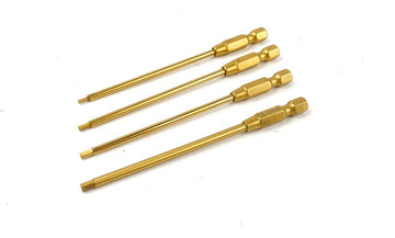 Hobby Details - DTT01003 - Hardened Drill Bits for Screwdriver (Hex 1.5-3.0 mm) – 4 pcs