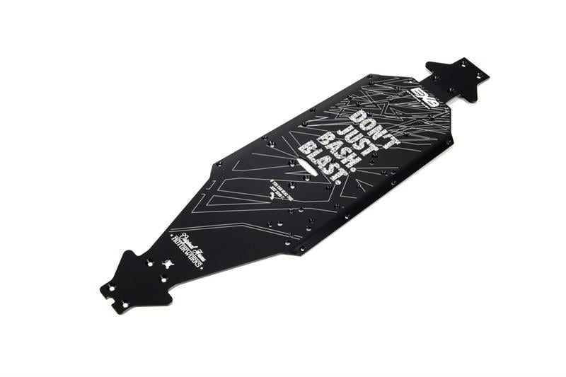 Arrma - ARA320570 - ALUMINUM CHASSIS CNC 7075 T6 LWB (BLACK) (1PC)